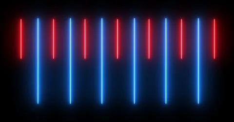 Moving up and down loading like an audio spectrum neon light beam bg. Cyber.. Stock Illustration