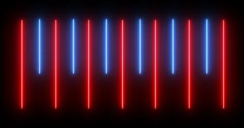 Moving up and down loading like an audio spectrum neon light beam bg. Cyber.. Stock Illustration