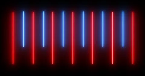 Moving up and down loading like an audio spectrum neon light beam bg. Cyber.. Stock Illustration