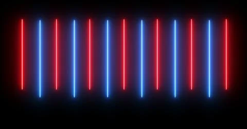 Moving up and down loading like an audio spectrum neon light beam bg. Cyber.. Stock Illustration