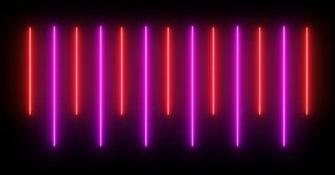 Moving up and down loading like an audio spectrum neon light beam bg. Cyber.. Stock Illustration