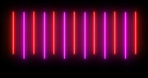 Moving up and down loading like an audio spectrum neon light beam bg. Cyber.. Stock Illustration