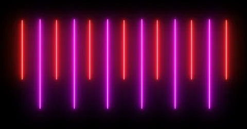 Moving up and down loading like an audio spectrum neon light beam bg. Cyber.. Stock Illustration