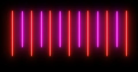 Moving up and down loading like an audio spectrum neon light beam bg. Cyber.. Stock Illustration