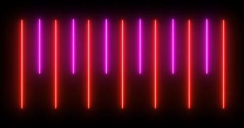 Moving up and down loading like an audio spectrum neon light beam bg. Cyber.. Stock Illustration