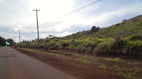 Moving around Easter Island Stock Footage 64873829