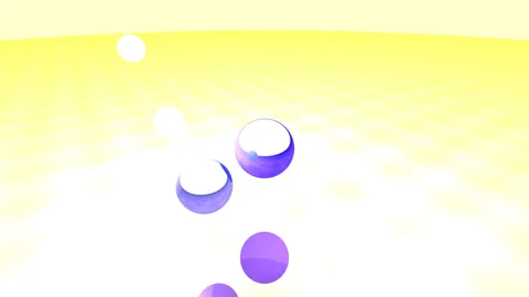 Moving Around Two Orbiting Spheres on Plane Video stock 143891822