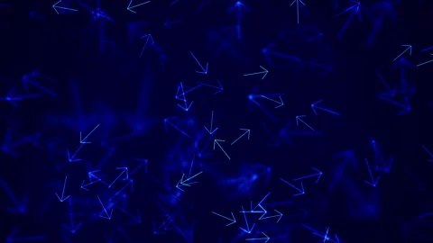 Moving arrows in an abstract concept 스톡 동영상 256424400