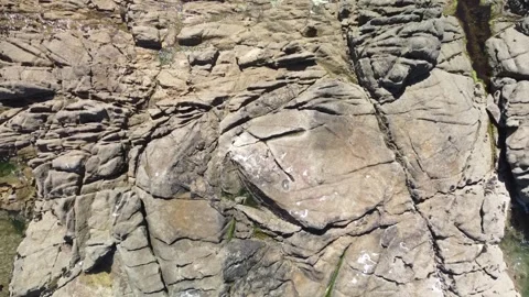 Moving Away from Submerged Rocks Stock Footage 279969099