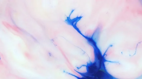 Moving background consisting of blue, red and green particles of the current 스톡 동영상 197477142
