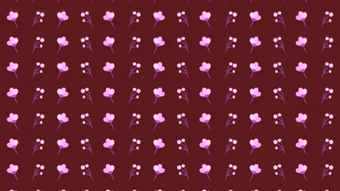 Moving background in the form of flowers Video stock 166379923