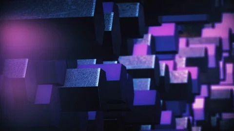 Moving background of hexagons. 4K motion graphics. Stock Footage 130008792