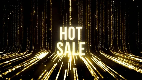 Moving background with sparkling light Hot Sale theme Stock Footage 219927486