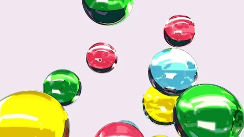 Moving balls Stock Footage 99563282