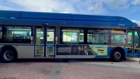 Moving BC Translink Bus Video stock 331625813