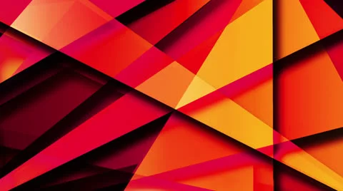 Moving beat triangles - 4K 動画素材 24615083