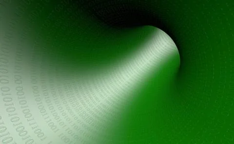 Moving binary code 스톡 일러스트