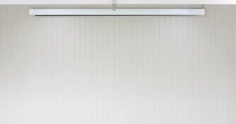 Moving black border and white projector screen, concept for meeting. Vídeos de archivo 98913942