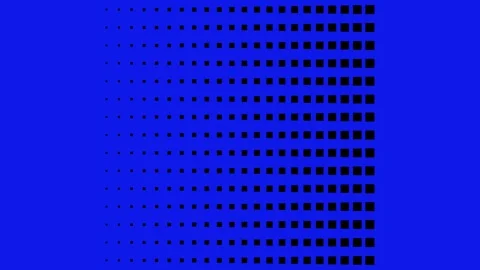 Moving black dots landscape video blue screen Stock Footage 287815744