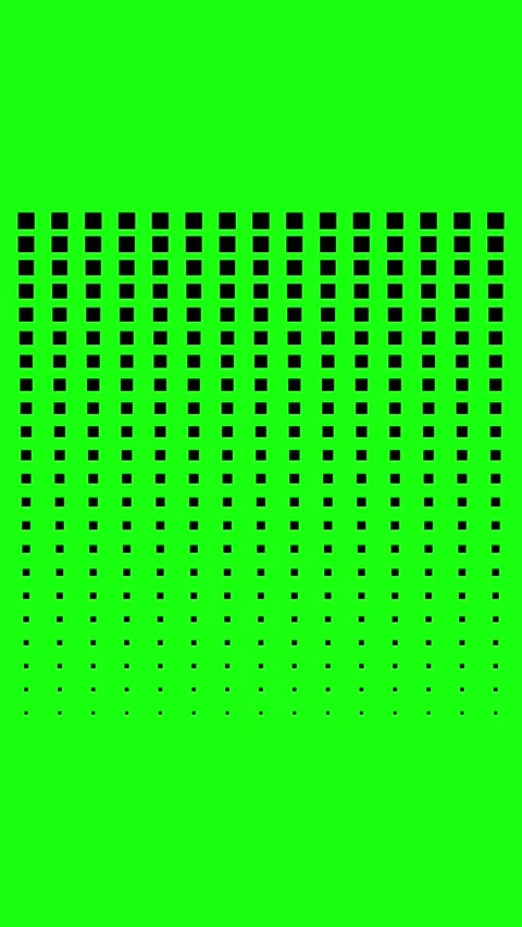 Moving black dots portrait video green screen Stock Footage 287815756
