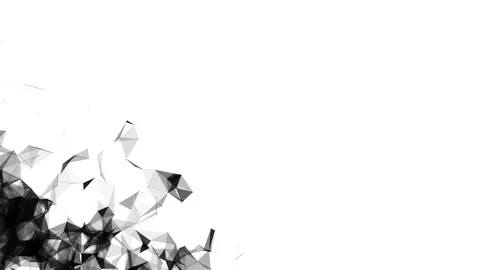 moving black particles on a white backgr... | Stock Video | Pond5