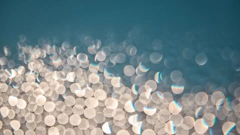 Moving blinking circle lens glow flare bokeh Vidéo 151931461