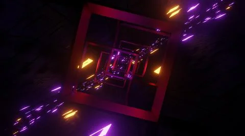 Moving In the block retro Stock Illustration