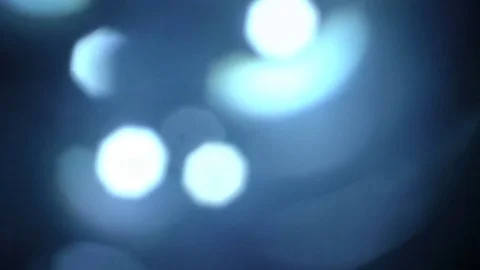 Moving blue blurred lights seamless loop abstract background 4k UHD (3840x2160) Stock Footage 76597545