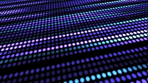 Moving blue dots in black background. Small circles flickering in black Stock Footage 247451657
