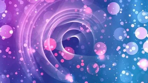 Moving blue lights, defocused light reflections bokeh background Stock Footage 111881422