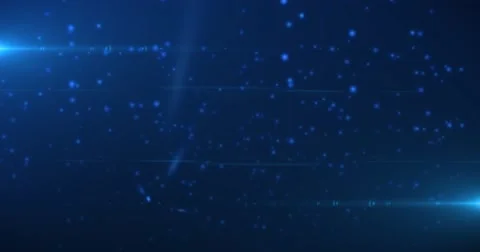 Moving blue Particle Stock Footage 69015331