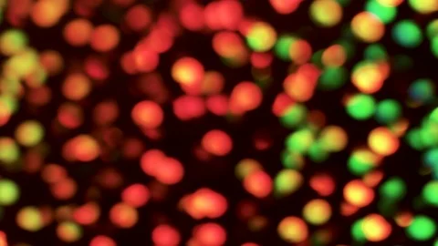 Moving bokeh, defocus, blur, blinking light Stockbeeldmateriaal 123020732