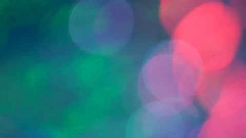 Moving bokeh, defocus, blur, blinking light Stockbeeldmateriaal 123086530