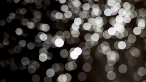 Moving bokeh, defocus, blur, blinking light Stockbeeldmateriaal 124660223