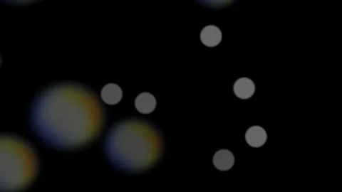 Moving Bokeh Lights on Black Background – Abstract Light Overlay Stock Footage 337031025