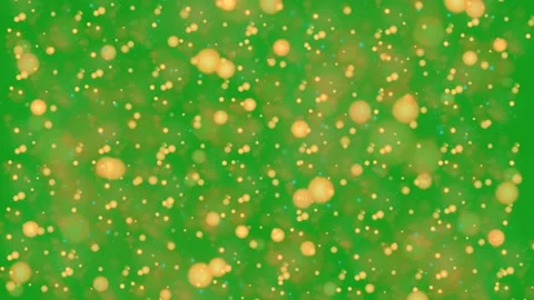 Moving bokeh particles motion graphics with green screen background Stock Footage 204795084