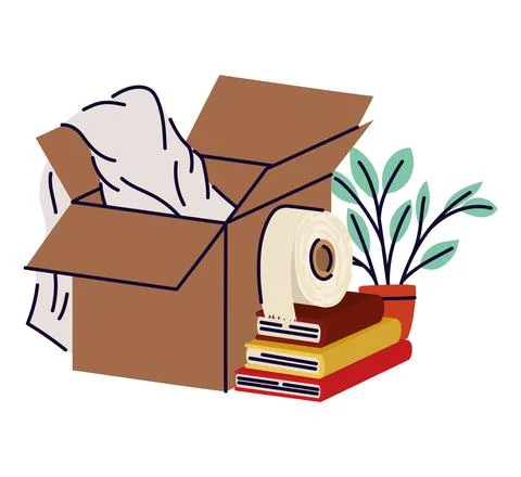 Moving box icon 스톡 일러스트