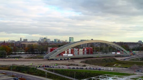 Moving Bridge 1 Stock Footage 88358806