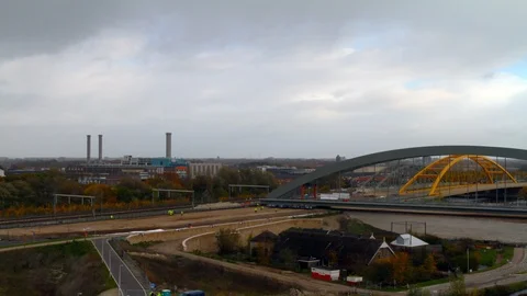 Moving Bridge 2 Stock Footage 88356323