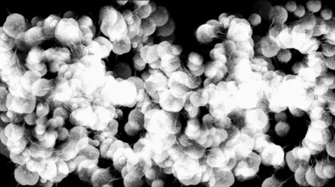 Moving bubble &amp; circle. Video stock 28764467