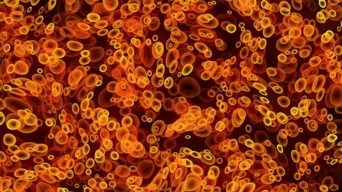 Moving bubbles. Animation. Video stock 75495165