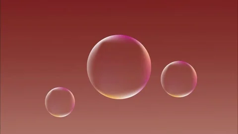 Moving bubbles floating up and down with scaling effect animation. Stock Footage 340778564