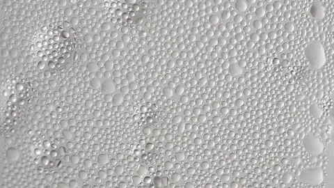 Moving bubbles in the glass. Stock Footage 90772690