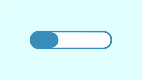 Moving Bubbles in Rounded Rectangle 2d Animation with Alpha Matte Stock Footage 345858983