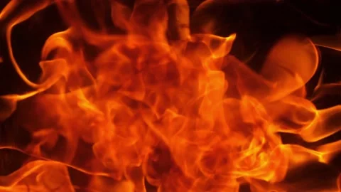 Moving burning pattern as background, abstract flame texture Stock Footage 238875680
