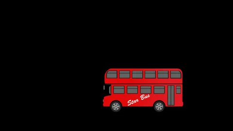 Moving bus Transparent video Animation, Moving Transport bus, Transparent v.. Stock Footage 273105552
