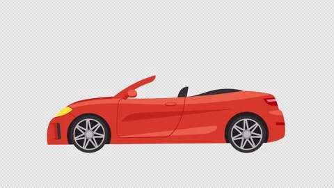 Moving cabriolet. Stock Footage 256649772