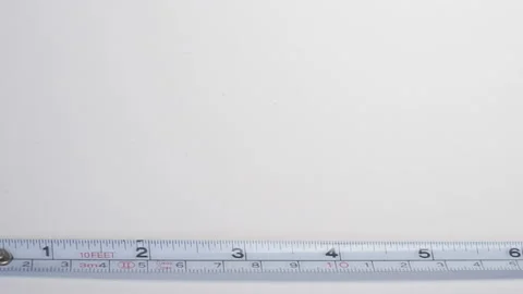 Moving of the camera along the measuring tape 스톡 동영상 94833648