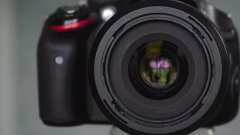 Moving camera on a digital camera background Stock Footage 138134868