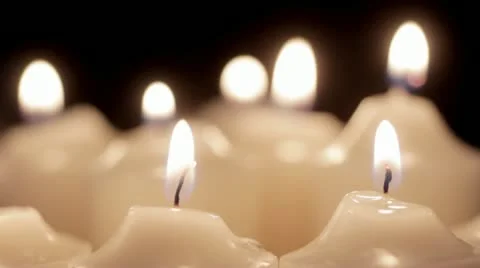 Moving Candles Video stock 10945310